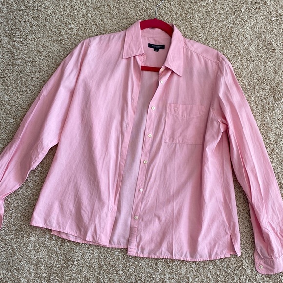 Burberry pink button down 10 - Picture 1 of 5